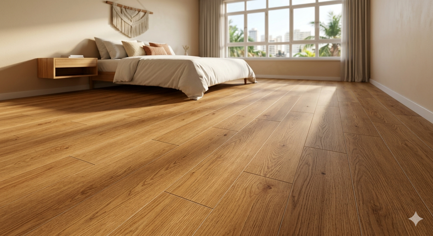 Comparativo entre piso vinílico autocolante, sistema click LVP e manta vinílica